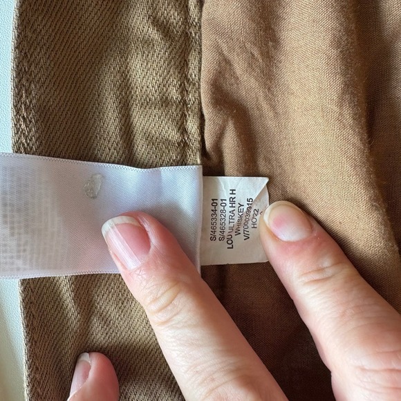 Banana‎ Republic Cargo Pants Khaki Tan Straight Leg Utility Mens 30x30 - Picture 8 of 8